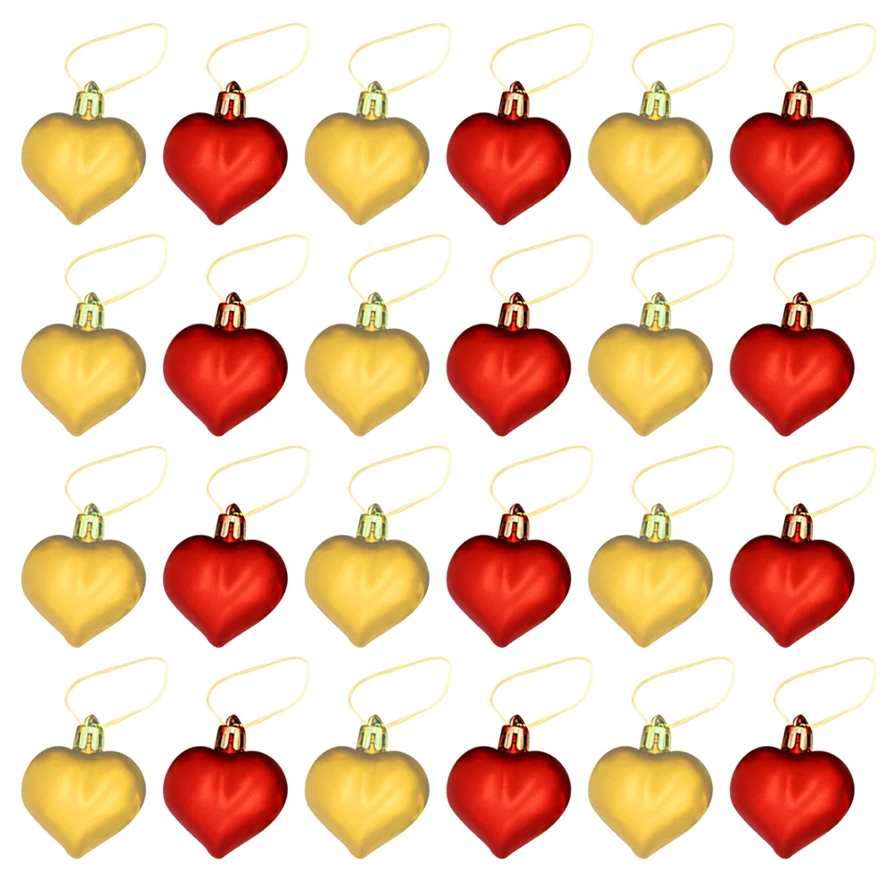 24Pcs Pendants Lightweight Heart Shape Electroplate Festive Charistmas Tree Hanging Balls Ornament for Mall
24Pcs Pendants Lightweight Heart Shape Electroplate Festive Charistmas Tree Hanging Balls Ornament for Mall