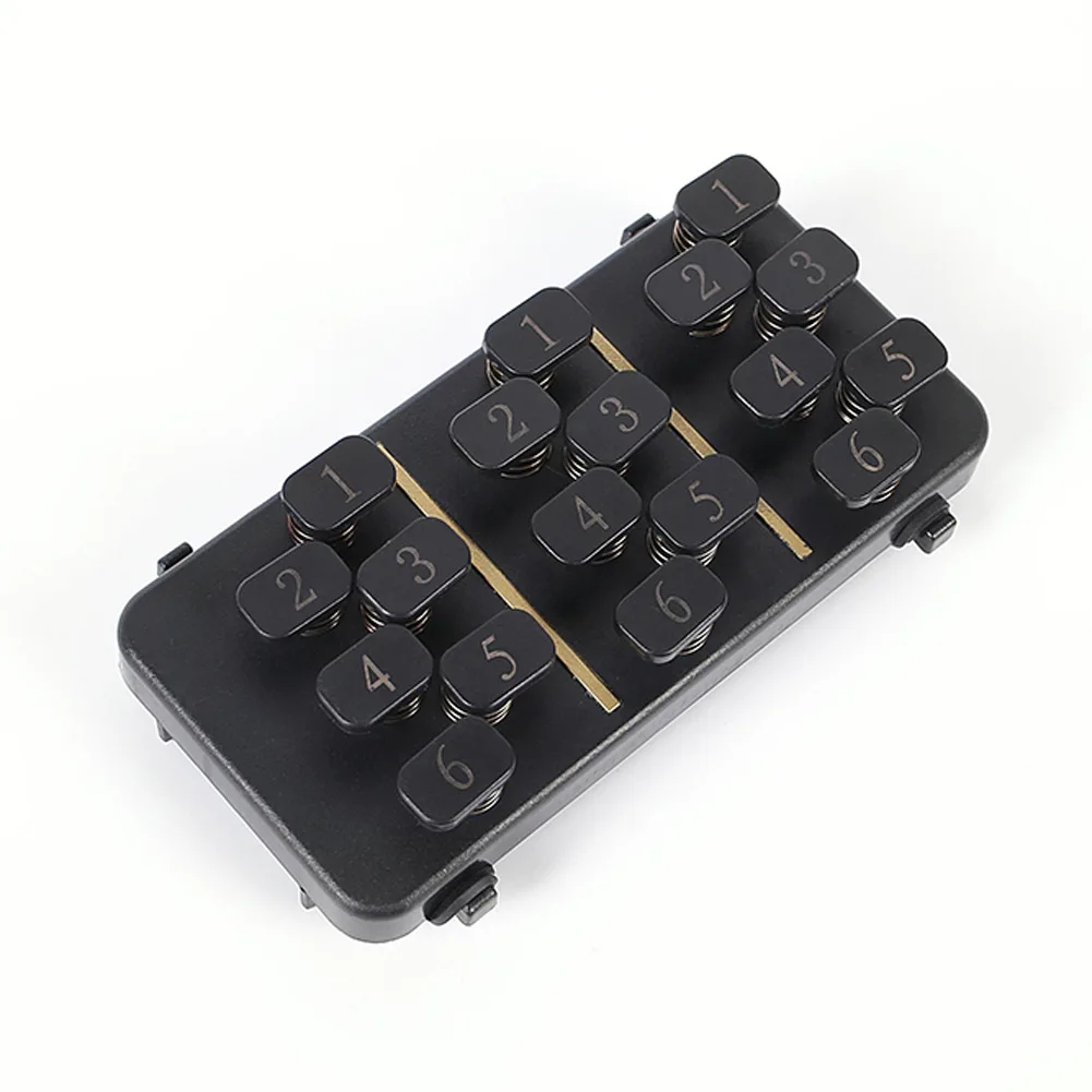 Key Guitar Learning System ABS Black Folk Guitar Practice Replacement 106x52x22mm 110 Chords Guitar Durable
Key Guitar Learning System ABS Black Folk Guitar Practice Replacement 106x52x22mm 110 Chords Guitar Durable
