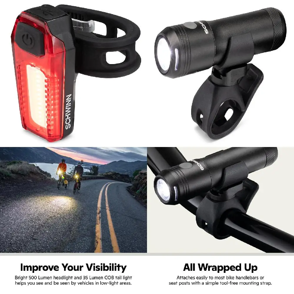 "Perfectly Bright 500 Lumens Rechargeable Waterproof LED Light Set - Ideal for Outdoor Camping or Hiking."
"Perfectly Bright 500 Lumens Rechargeable Waterproof LED Light Set - Ideal for Outdoor Camping or Hiking."