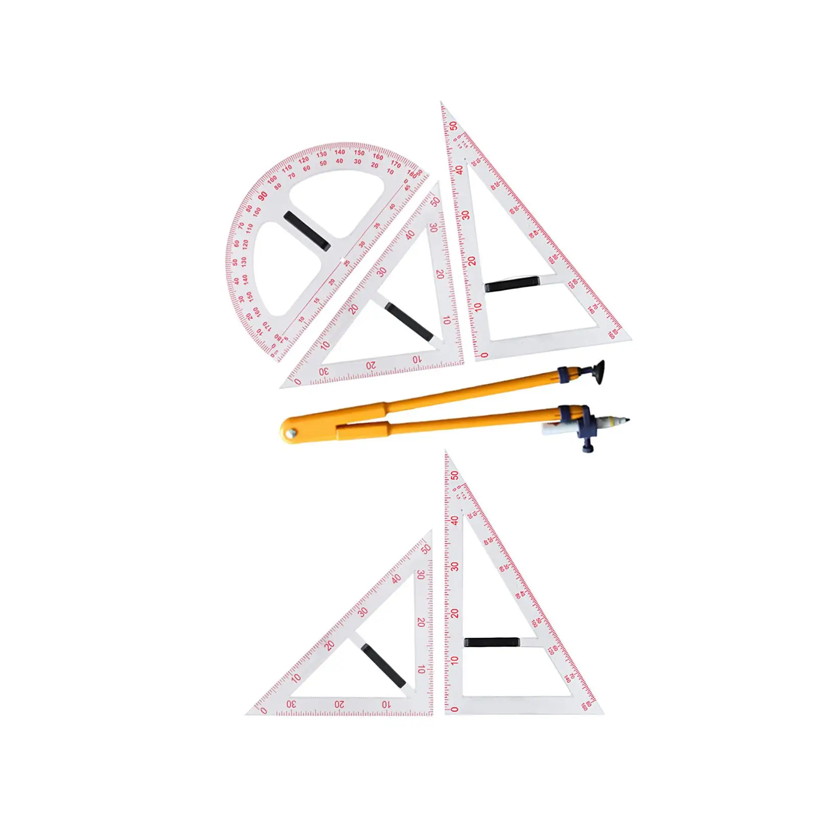 Geometry Measurement Tool with Detachable Handle Compass Accuracy Drawing for Classroom Whiteboard Black Board Teachers Drafting
Geometry Measurement Tool with Detachable Handle Compass Accuracy Drawing for Classroom Whiteboard Black Board Teachers Drafting