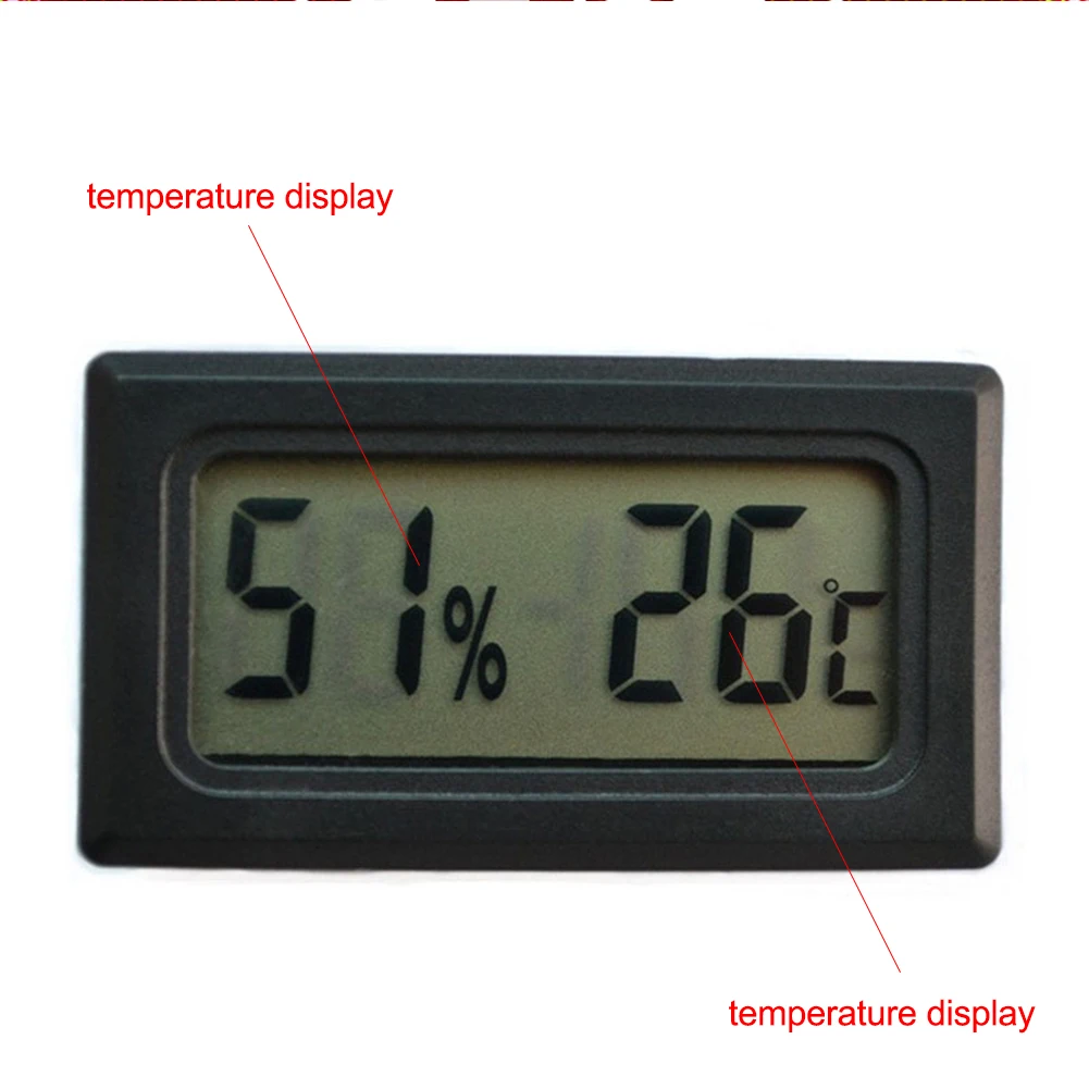 5 Pcs Electronic Thermo-Hygrometer Electronic Temperature And Humidity Meter FY-11 LCD Display Thermo-hygrometers For Indoor Use
5 Pcs Electronic Thermo-Hygrometer Electronic Temperature And Humidity Meter FY-11 LCD Display Thermo-hygrometers For Indoor Use