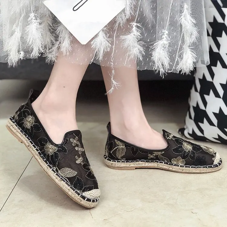 Женские кроссовки из сетчатой ткани, блестящие полутапочки, сланцы с рыбной чешуей, обувь из пеньковой ткани, на плоской подошве, хлопковая ткань
Женские кроссовки из сетчатой ткани, блестящие полутапочки, сланцы с рыбной чешуей, обувь из пеньковой ткани, на плоской подошве, хлопковая ткань