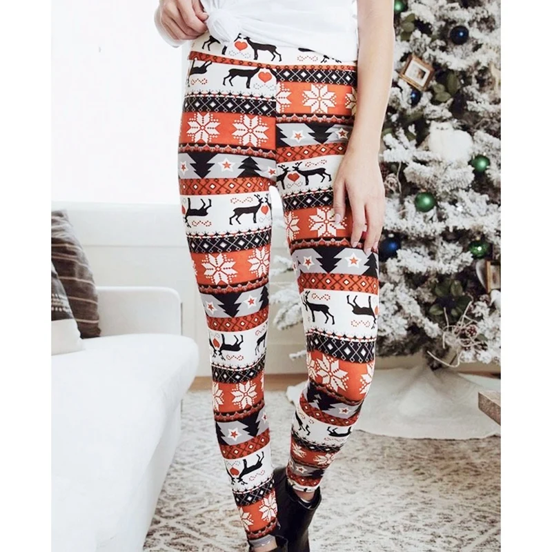 Women's Leggings Pants Print High Waist Leggings Happy Christmas Party Long Pants Color Ladies Xmas Trousers As Shown
Women's Leggings Pants Print High Waist Leggings Happy Christmas Party Long Pants Color Ladies Xmas Trousers As Shown