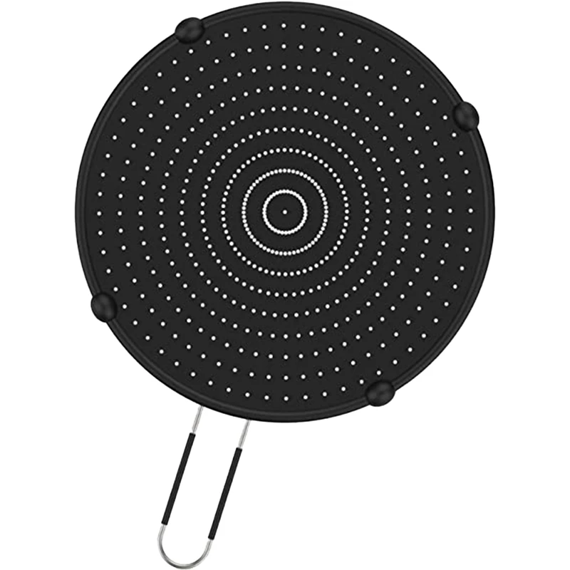 Grease High Heat Resistant Oil Splash Cover Cooking Frying Pan Cast Iron Skillet Pot 
Grease High Heat Resistant Oil Splash Cover Cooking Frying Pan Cast Iron Skillet Pot