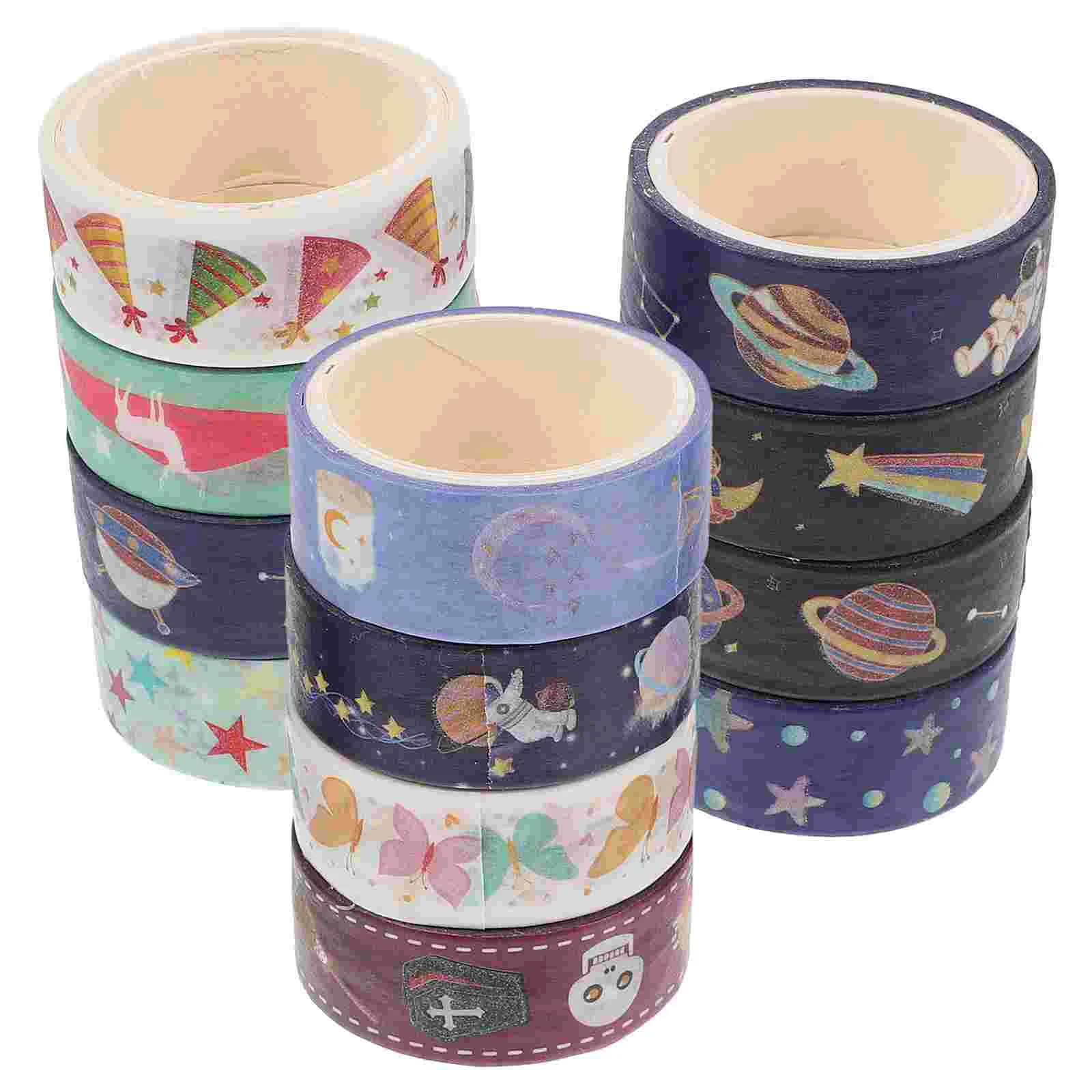 12 Roll Decorative Washi Tape Stickers Kids Material Printing Paper Decoration Child Adhesive
12 Roll Decorative Washi Tape Stickers Kids Material Printing Paper Decoration Child Adhesive