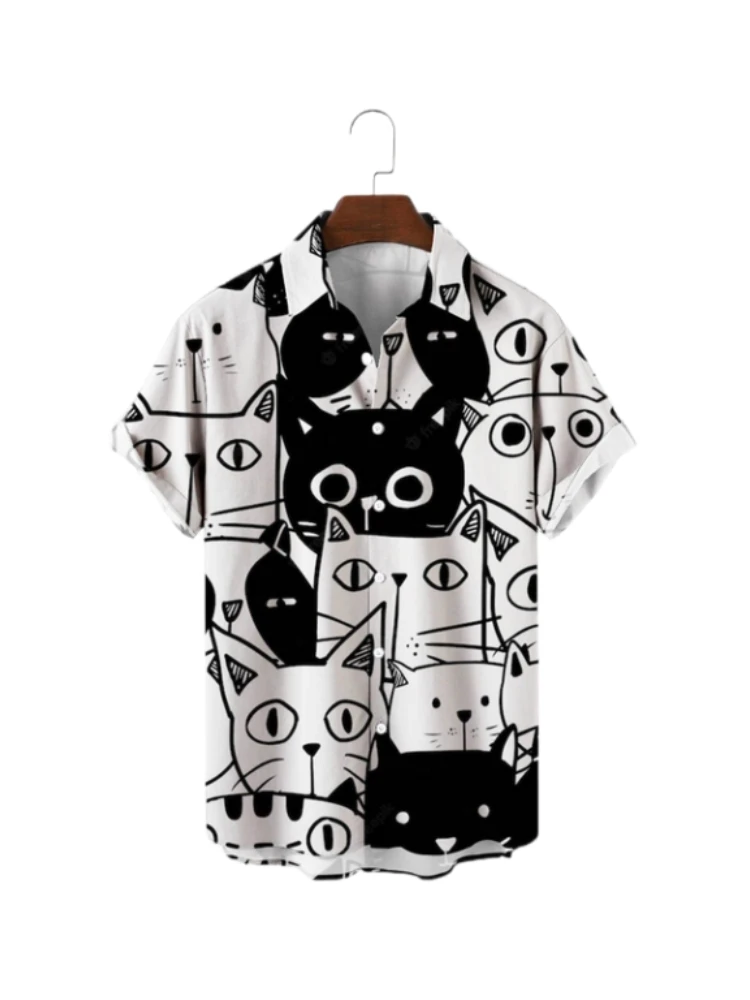 Fashion Mens Summer Hawaiian Shirt Short Sleeves Oversized Social Dazn Top 3D Print Casual Male Cotton Clothes Turn-down Collar
Fashion Mens Summer Hawaiian Shirt Short Sleeves Oversized Social Dazn Top 3D Print Casual Male Cotton Clothes Turn-down Collar