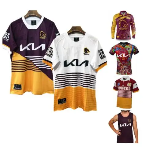 2023 Brisbane Broncos rugby jersey Australia Broncos Retro Rugby shirt Fishing suit jerseys singlet Custom
2023 Brisbane Broncos rugby jersey Australia Broncos Retro Rugby shirt Fishing suit jerseys singlet Custom