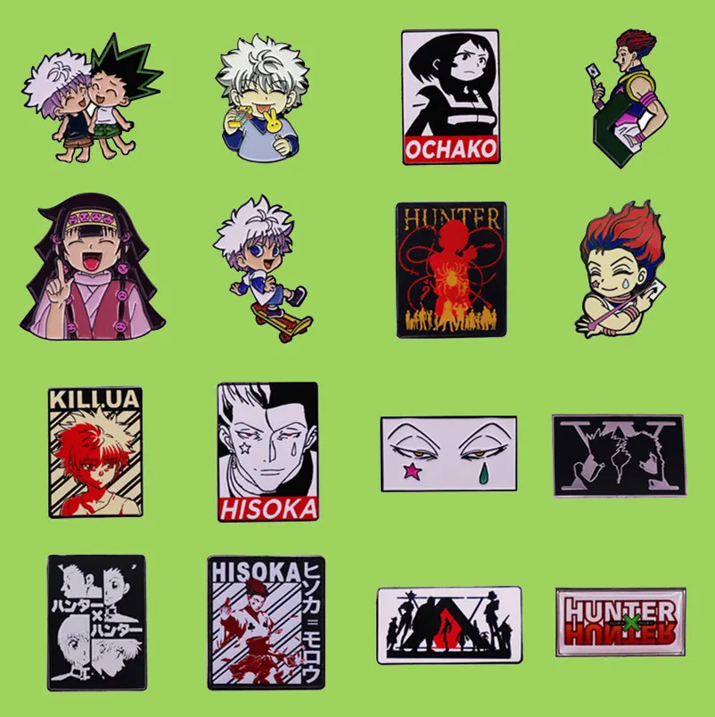 Japanese Hot-blooded Anime Full-time Hunter Cartoon Characters Pin Creative Fashion Clothes Bags Shirts Badges Holiday Gifts
Japanese Hot-blooded Anime Full-time Hunter Cartoon Characters Pin Creative Fashion Clothes Bags Shirts Badges Holiday Gifts