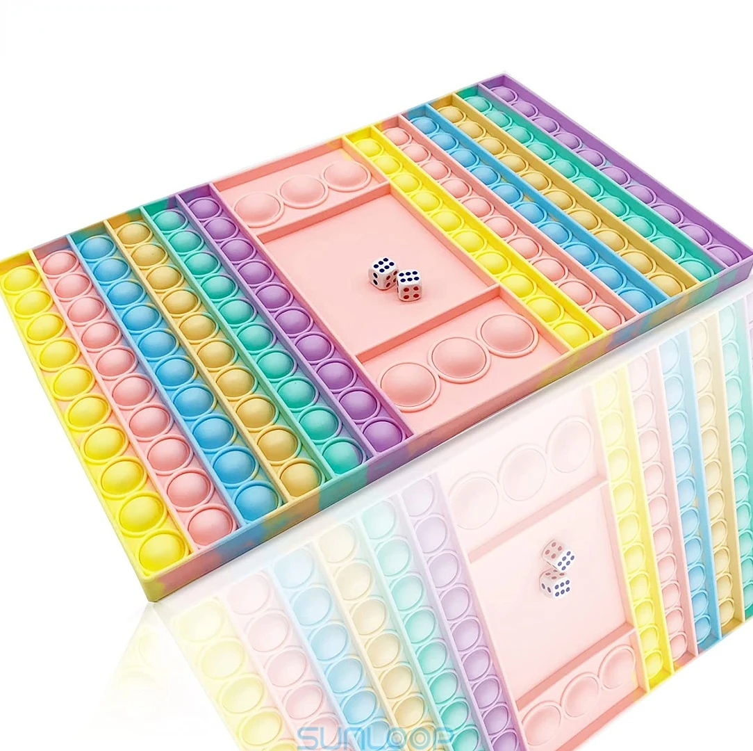 Top Big Size Push Board Game XL Giant with dices Colorful Fidget Toys Simple Dimple for children antistress Toy Fun Gift Family
Top Big Size Push Board Game XL Giant with dices Colorful Fidget Toys Simple Dimple for children antistress Toy Fun Gift Family