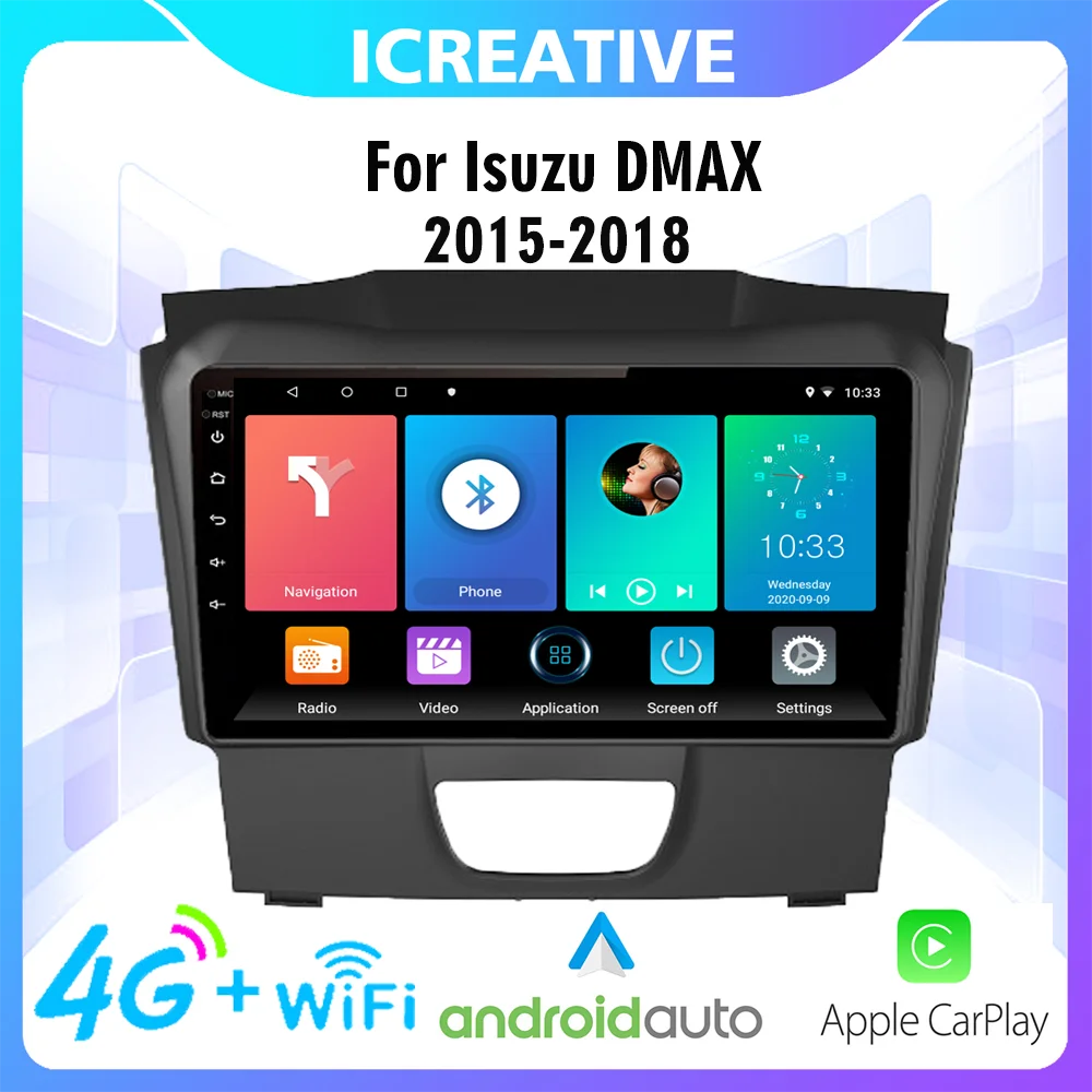 4G Carplay 9 Inch Touch Screen GPS Navigation Multimedia Player 2 Din Car Radio For Isuzu DMAX 2015 2016 2017 2018 Android
4G Carplay 9 Inch Touch Screen GPS Navigation Multimedia Player 2 Din Car Radio For Isuzu DMAX 2015 2016 2017 2018 Android