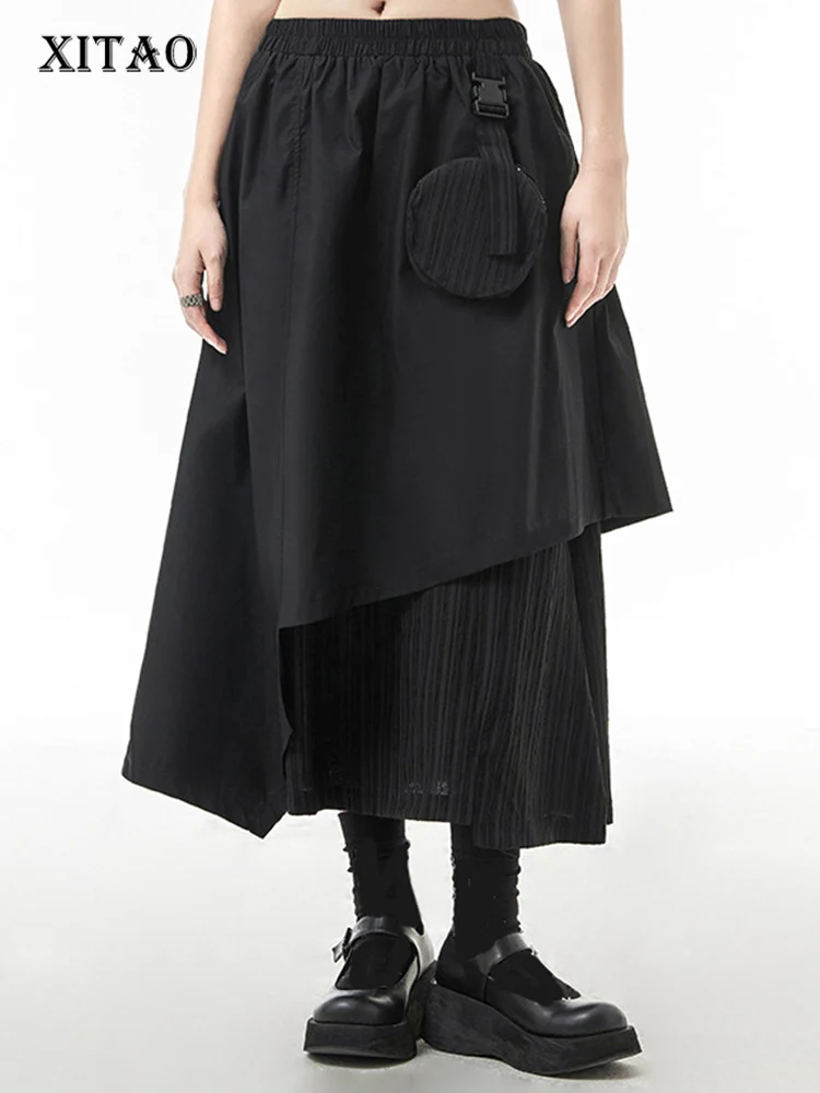 XITAO Asymmetrical Skirt Women Korea 2022 Summer New Arrival Personality Fashion Loose All Match Elastic Waist Skirt WLD7311
XITAO Asymmetrical Skirt Women Korea 2022 Summer New Arrival Personality Fashion Loose All Match Elastic Waist Skirt WLD7311