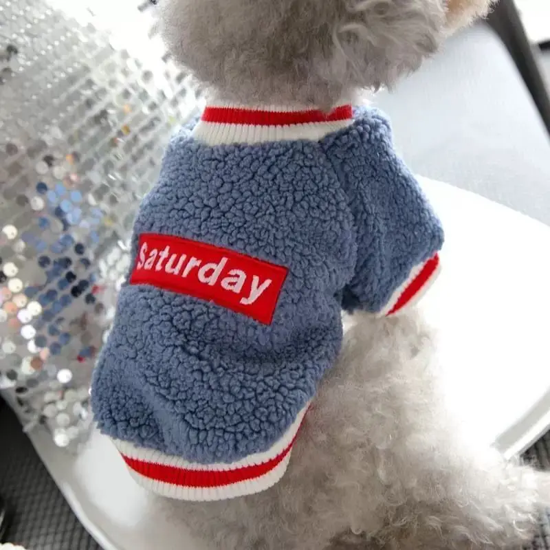 Winter Dog Clothes Warm Dog Shirts Soft Fleece Puppy Clothes Colorful Thickening Dog Pajamas Winter Outfits Dog Sweater for Dog 
Winter Dog Clothes Warm Dog Shirts Soft Fleece Puppy Clothes Colorful Thickening Dog Pajamas Winter Outfits Dog Sweater for Dog