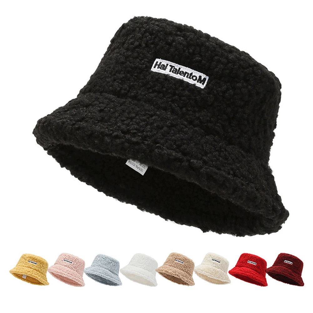 Women's Fashion Warm Bucket Hat Wool Fleece Fluffy Fisherman Hat Fuzzy Solid Color Outdoor Panama Fisherman Accessories
Women's Fashion Warm Bucket Hat Wool Fleece Fluffy Fisherman Hat Fuzzy Solid Color Outdoor Panama Fisherman Accessories