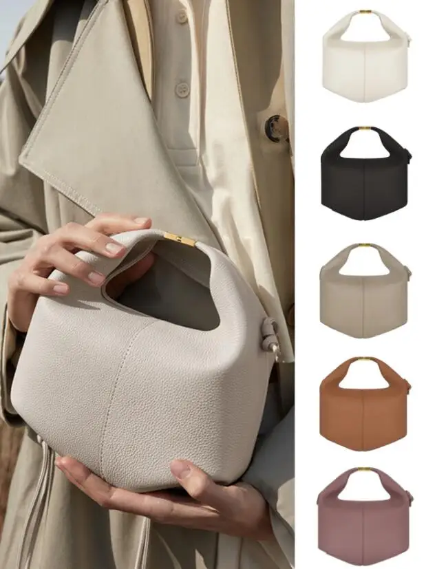 

Polene Leather Women's Bag French 2022 Original Solid Color Bento bag number eleven single shoulder bag purses handbags satchels