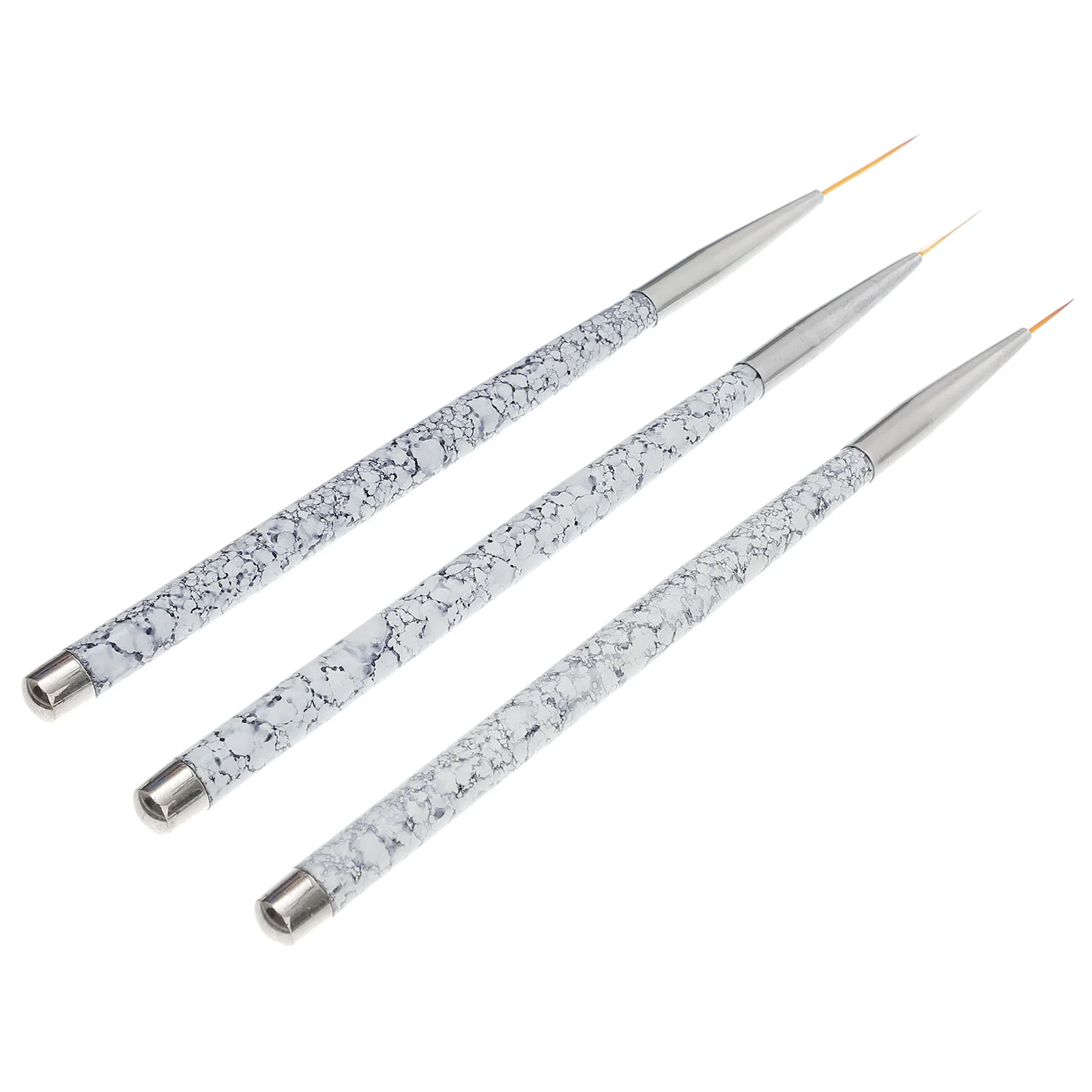 3 Pcs 11/15/20 MM Thin Tip Painting Brush Marble Pattern Handle Drawing Brush Manicure Brush Nail Art Supplies for Beauty Salon
3 Pcs 11/15/20 MM Thin Tip Painting Brush Marble Pattern Handle Drawing Brush Manicure Brush Nail Art Supplies for Beauty Salon