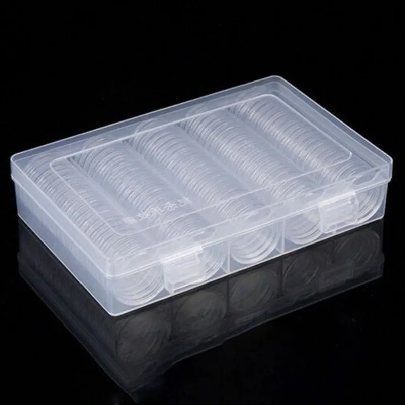 100*30mm Clear Round Plastic Coin Capsule Container Storage Box Holder Case Lot Home Garden Supplies Round Display Cases Holders
100*30mm Clear Round Plastic Coin Capsule Container Storage Box Holder Case Lot Home Garden Supplies Round Display Cases Holders