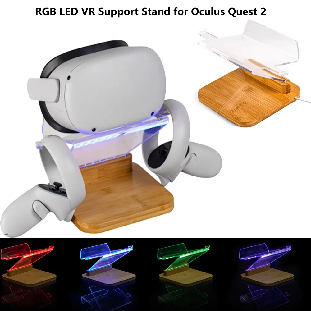 Charging Stand For Oculus Quest 2 Charging Dock Station VR Glasses Charger Holder Base Desktop Stand RGB LED Mount Station
Charging Stand For Oculus Quest 2 Charging Dock Station VR Glasses Charger Holder Base Desktop Stand RGB LED Mount Station
