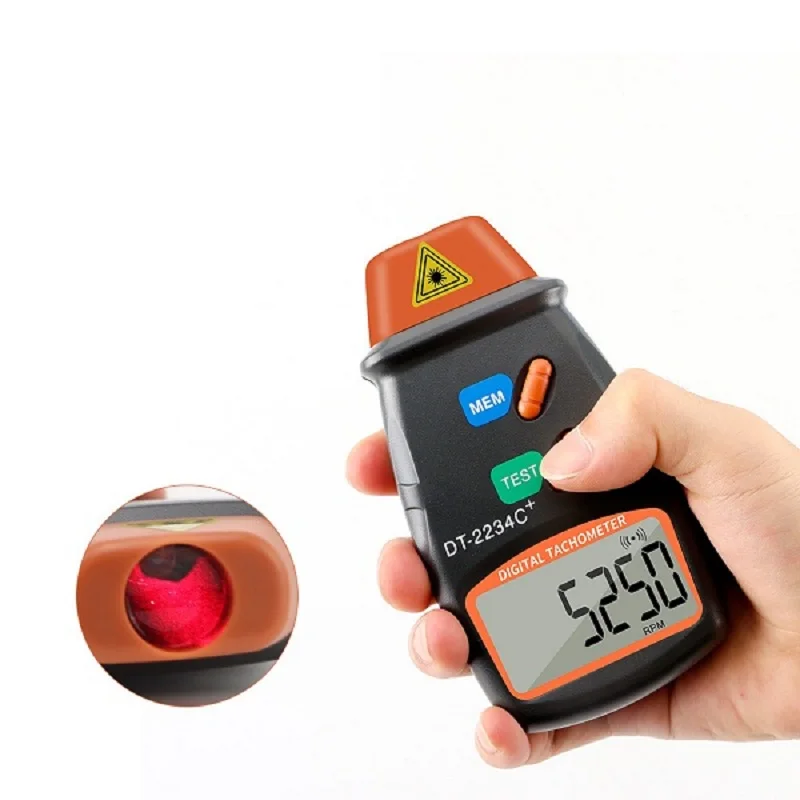 Digital Laser Photo Tachometer Non Contact RPM Tach Laser Tachometer Speed Gauge Revolution Spin
Digital Laser Photo Tachometer Non Contact RPM Tach Laser Tachometer Speed Gauge Revolution Spin