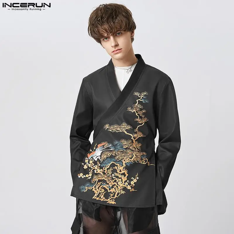 Mens Fashion Ethnic Style Tops INCERUN Casual Hot Sale Patchwork Blouse Handsome Male Printed Long-sleeved Cardigan Shirts S-5XL
Mens Fashion Ethnic Style Tops INCERUN Casual Hot Sale Patchwork Blouse Handsome Male Printed Long-sleeved Cardigan Shirts S-5XL