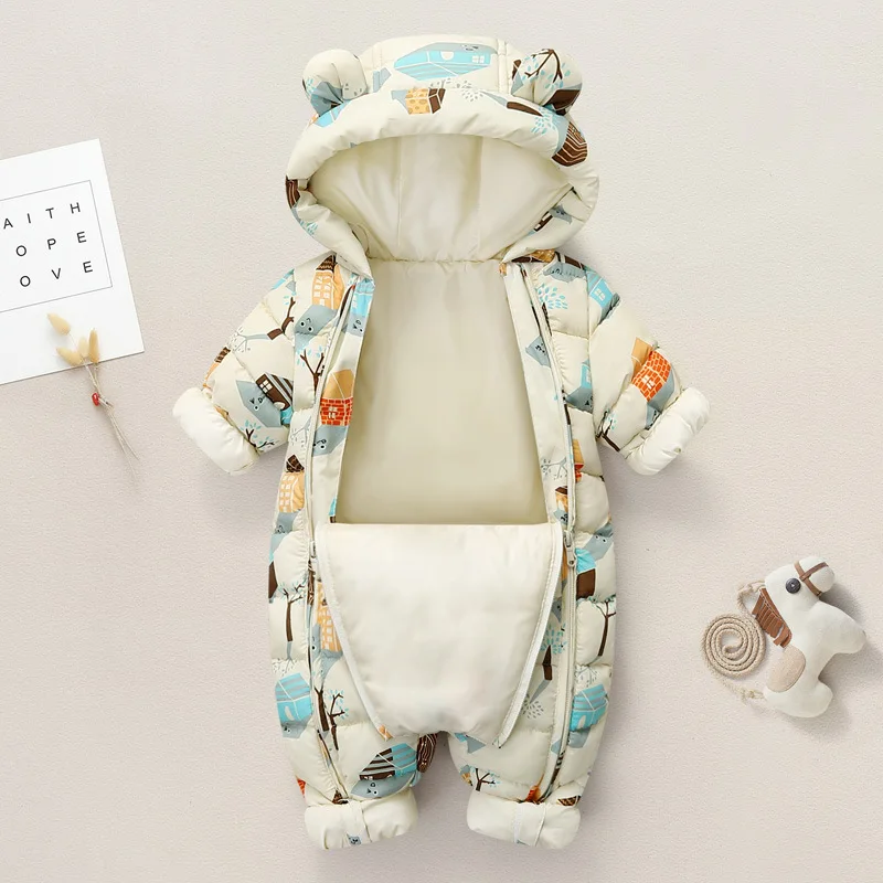 Autumn Winter Baby Boy Romper Cartoon Printed Hooded Toddler Boy Jumpsuit 0-2 Years Newborn Snowsuit Infant Girl Overalls Outfit
Autumn Winter Baby Boy Romper Cartoon Printed Hooded Toddler Boy Jumpsuit 0-2 Years Newborn Snowsuit Infant Girl Overalls Outfit