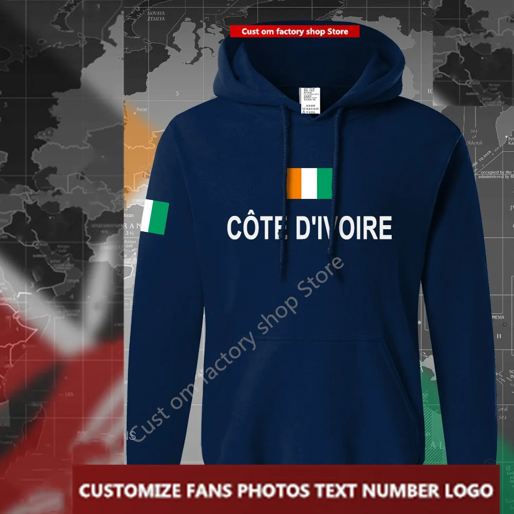 Cote Ivoire Ivory Coast Flag Hoodie Free Custom Jersey Fans DIY Name Number LOGO Hoodies Men Women Loose Casual Sweatshirt
Cote Ivoire Ivory Coast Flag Hoodie Free Custom Jersey Fans DIY Name Number LOGO Hoodies Men Women Loose Casual Sweatshirt