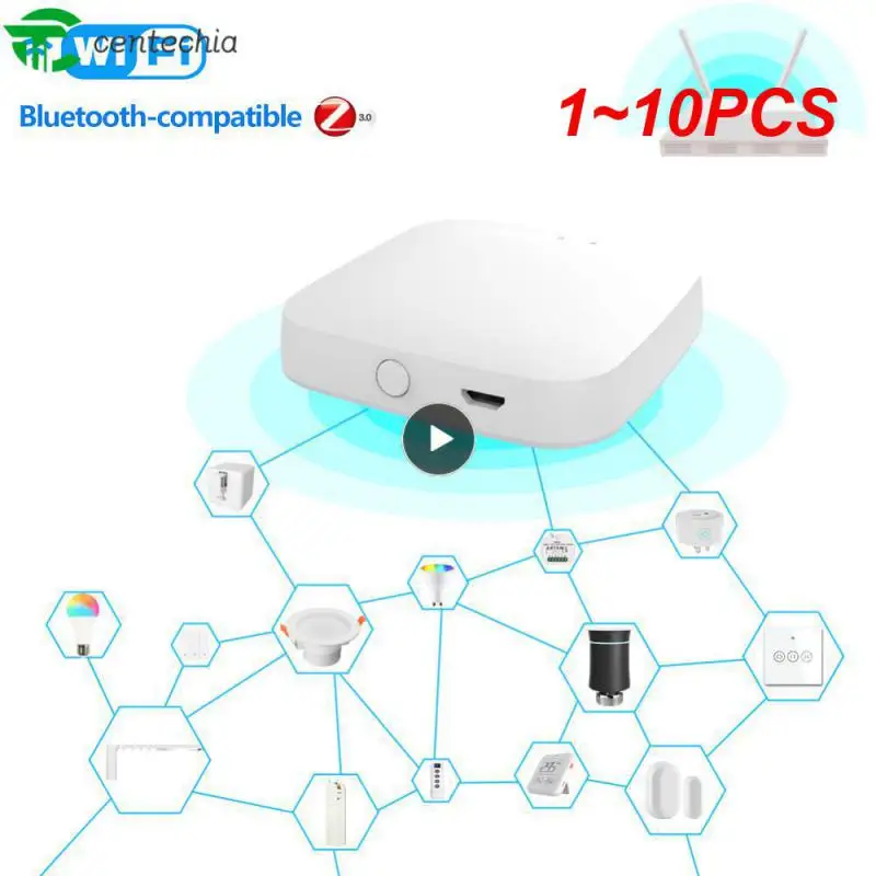 1~10PCS Tuya Wireless Mesh Hub Multi-mode Smart Home Zigbee 3.0 Wifi Voice Control Via Alexa Home Diy
1~10PCS Tuya Wireless Mesh Hub Multi-mode Smart Home Zigbee 3.0 Wifi Voice Control Via Alexa Home Diy