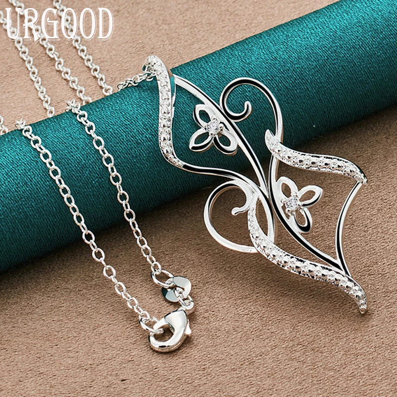 925 Sterling Silver AAA Zircon Flower Pendant Necklace 16-30 Inch Chain For Women Party Engagement Wedding Fashion Jewelry
925 Sterling Silver AAA Zircon Flower Pendant Necklace 16-30 Inch Chain For Women Party Engagement Wedding Fashion Jewelry