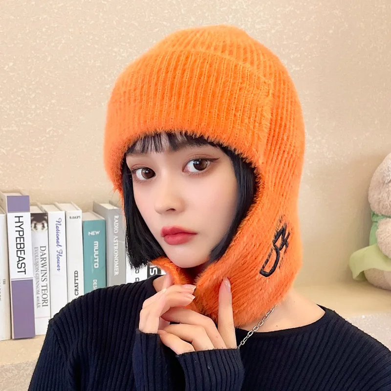 Fashion Knitted Hat Beanies Autumn Winter Warm Hats Girl Women Ear Protection Hat Outdoor Earflap Cap Casual Bonnet Gorro
Fashion Knitted Hat Beanies Autumn Winter Warm Hats Girl Women Ear Protection Hat Outdoor Earflap Cap Casual Bonnet Gorro