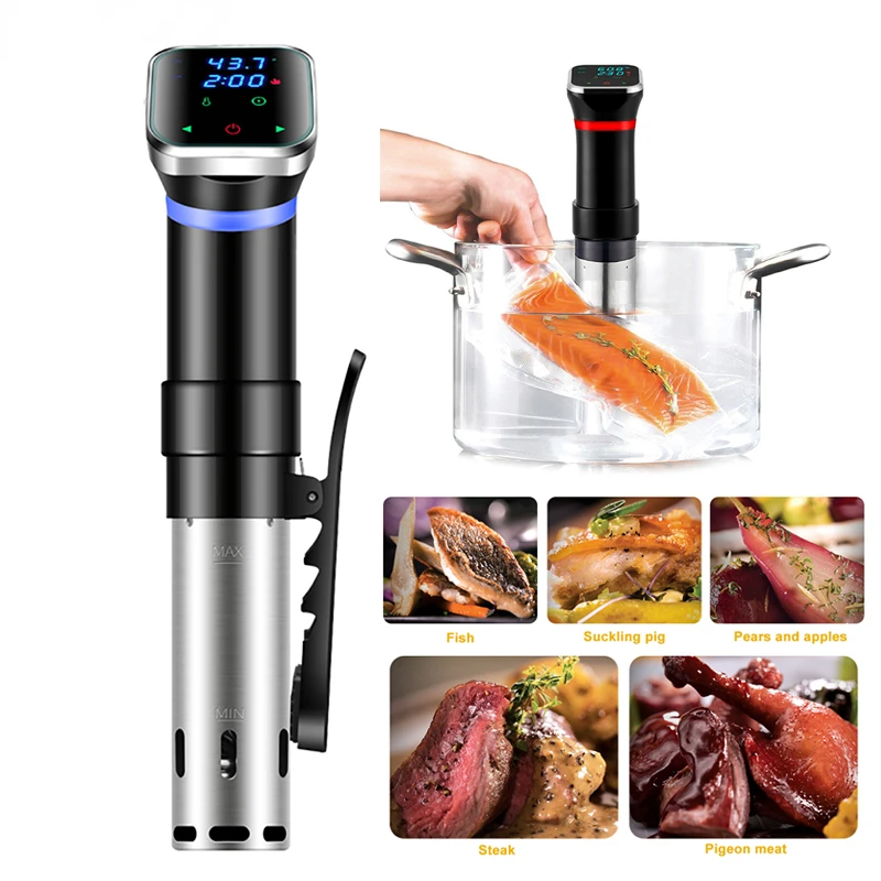 IPX7 Vacuum Food Sous Vide Cooker Immersion Circulator Accurate Cooking With LED Digital Display Timer &Temp
IPX7 Vacuum Food Sous Vide Cooker Immersion Circulator Accurate Cooking With LED Digital Display Timer &Temp