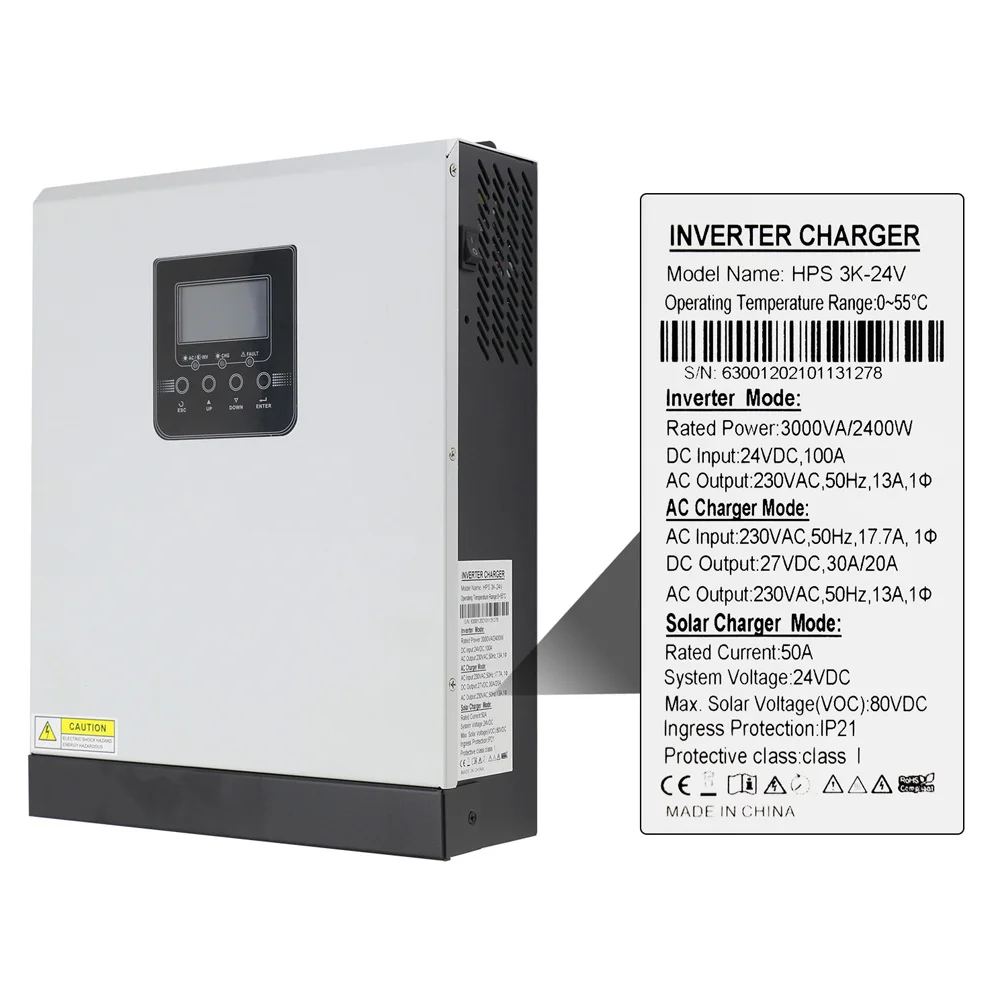 50A Solar Recharge Controller Auto Restart 3000VA 2400W PWM Overload Short Circuit Protections Solar System New
50A Solar Recharge Controller Auto Restart 3000VA 2400W PWM Overload Short Circuit Protections Solar System New