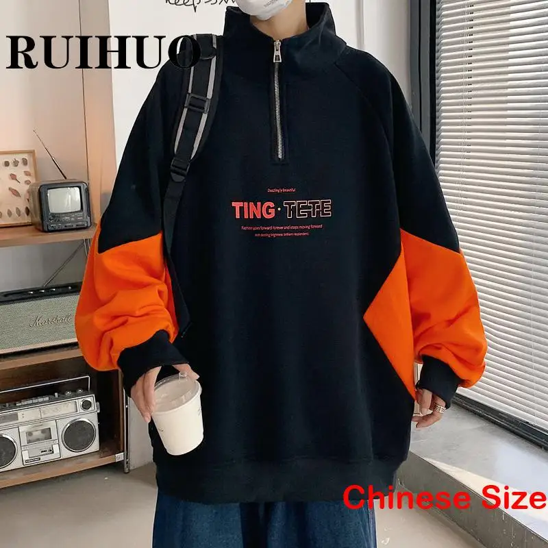 Свитшот RUIHUO в стиле пэчворк, Мужская одежда, модные пуловеры в стиле Харадзюку, свитшот, Мужская одежда, размер 5XL, весна 2023, Новое поступлени...
Свитшот RUIHUO в стиле пэчворк, Мужская одежда, модные пуловеры в стиле Харадзюку, свитшот, Мужская одежда, размер 5XL, весна 2023, Новое поступлени...