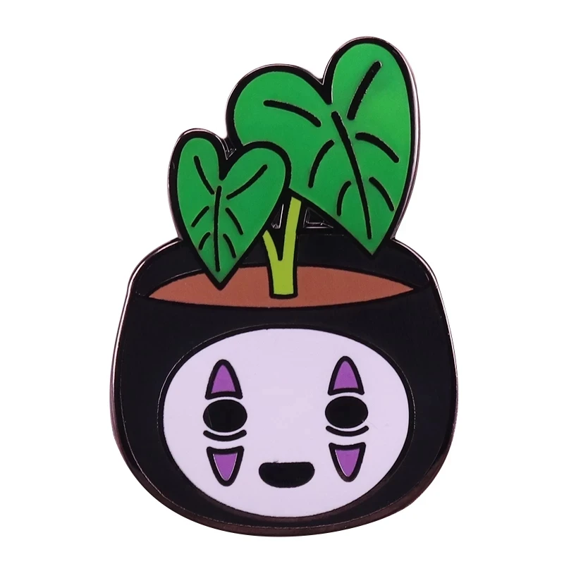 Spirited Away No Face коллекция булавок Moth Gameboy сеялка волшебный чай самурайский значок