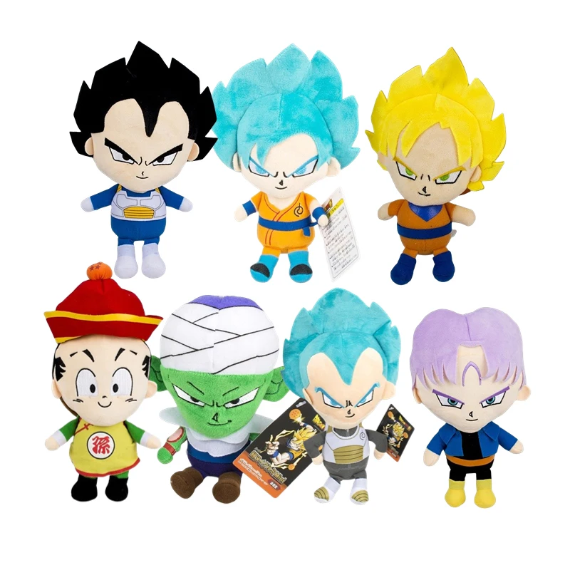 Dragon Ball 20cm Japanese Anime Figure Plush Toys Super Saiyan Goku Vegeta Picollo Trunks Gohan Cartoon Stuffed Dolls Child Gift
Dragon Ball 20cm Japanese Anime Figure Plush Toys Super Saiyan Goku Vegeta Picollo Trunks Gohan Cartoon Stuffed Dolls Child Gift