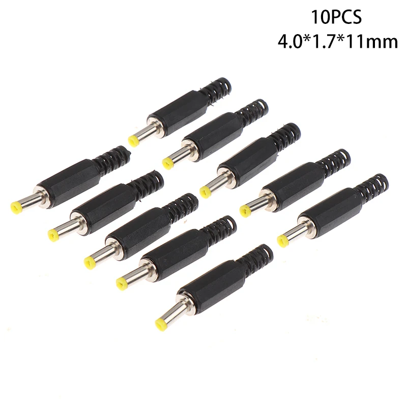 10PCS High Quality DC Power Male Plug 4.0*1.7MM Adapter Connector Plug Soldering Wire Plug
10PCS High Quality DC Power Male Plug 4.0*1.7MM Adapter Connector Plug Soldering Wire Plug