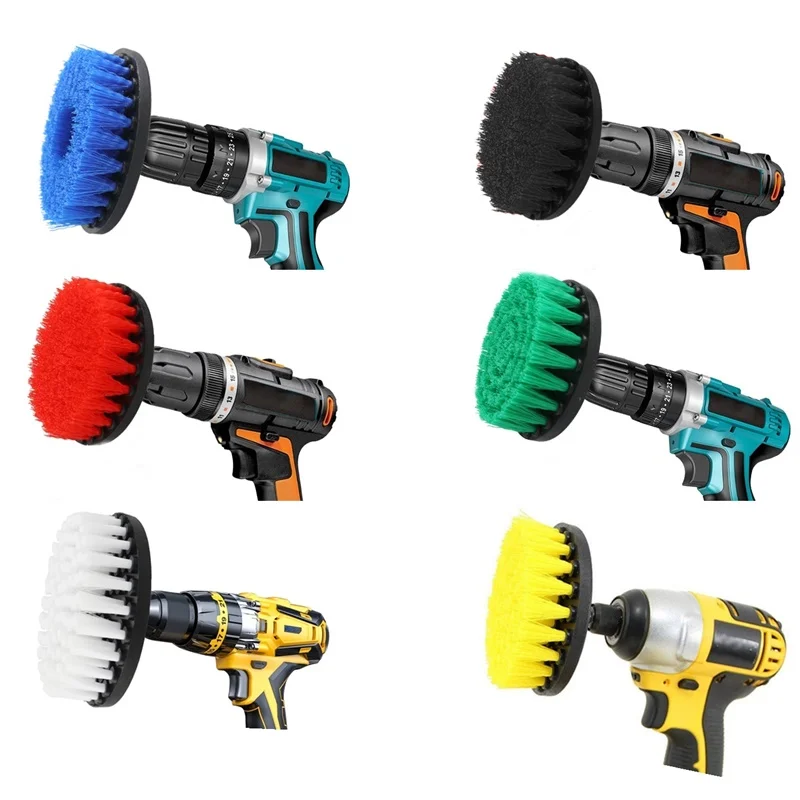 2/3.5/4' Drill Brush Attachment Kit Electric Scrubber Cleaning Brush Tool For Cleaning Car Wheels Tires Glass Windows Kitchen
2/3.5/4' Drill Brush Attachment Kit Electric Scrubber Cleaning Brush Tool For Cleaning Car Wheels Tires Glass Windows Kitchen