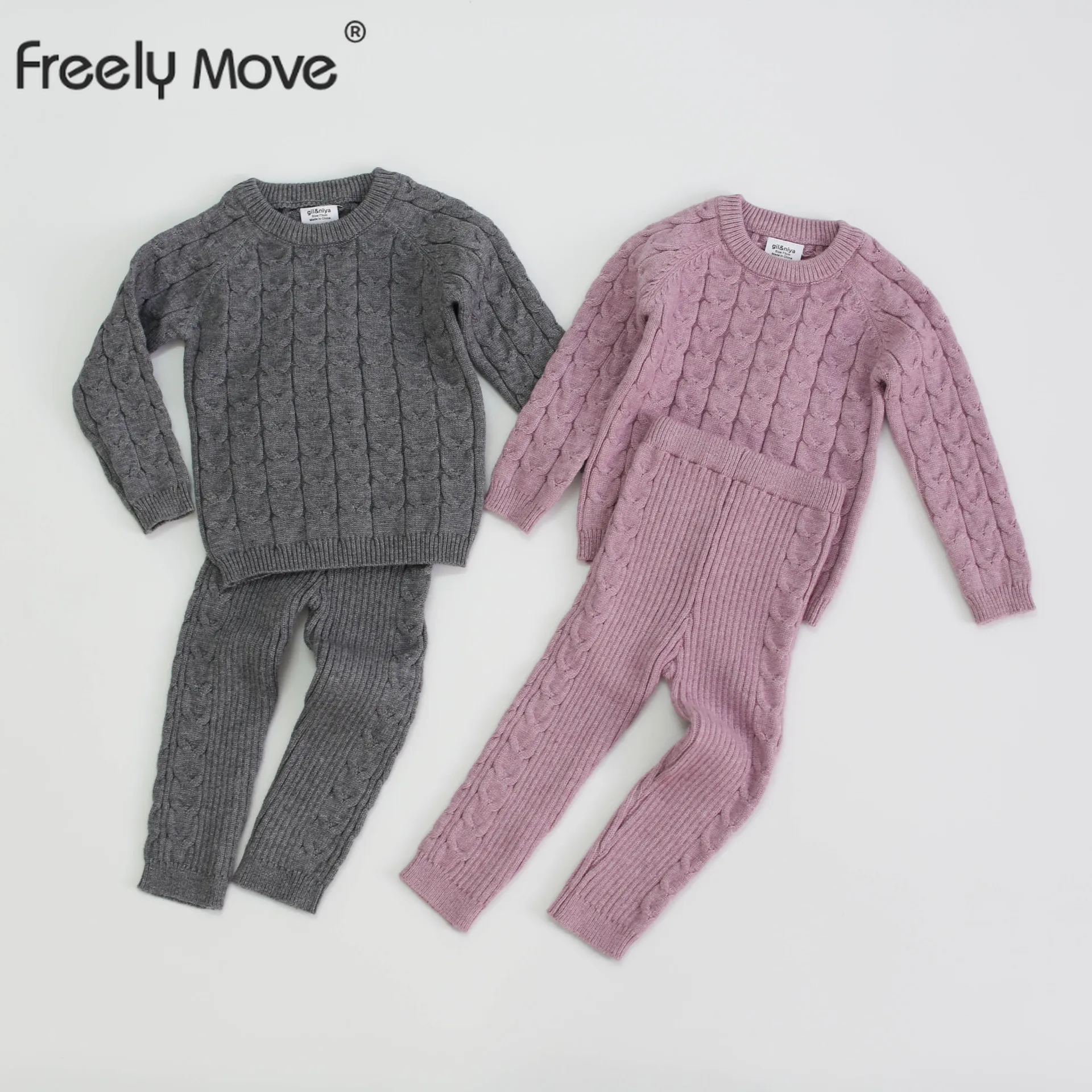 Freely Move Winter Baby Boys Girls Clothes Set Warm Sweater Bottom Shirts+Pants Suit Children's Clothing Newborn Baby Clothes
Freely Move Winter Baby Boys Girls Clothes Set Warm Sweater Bottom Shirts+Pants Suit Children's Clothing Newborn Baby Clothes
