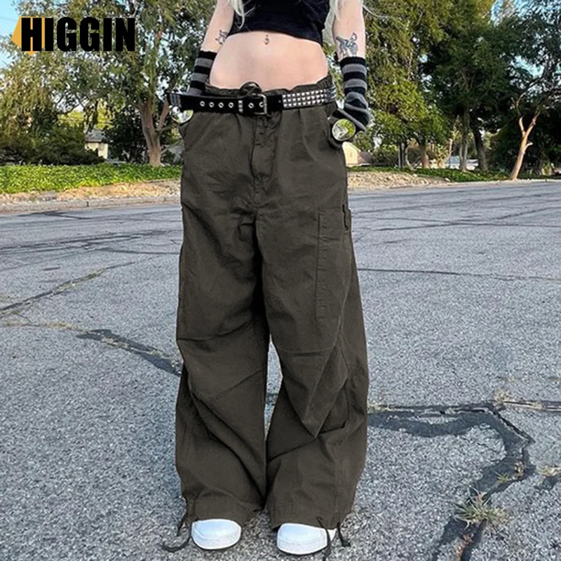 Summer Baggy Cargo Pants Pockets Loose Hip Hop Dance Women Straight Trousers Drawstring Low Waist Casual Pant Joggers Femme
Summer Baggy Cargo Pants Pockets Loose Hip Hop Dance Women Straight Trousers Drawstring Low Waist Casual Pant Joggers Femme
