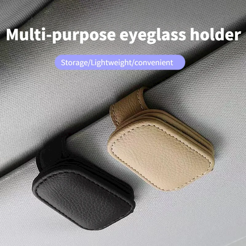 Universal Hanging Protective Practical Car Glasses Holder Strong Magnet Sunglasses Clip PU Leather Sun Visor Space Saving 
Universal Hanging Protective Practical Car Glasses Holder Strong Magnet Sunglasses Clip PU Leather Sun Visor Space Saving
