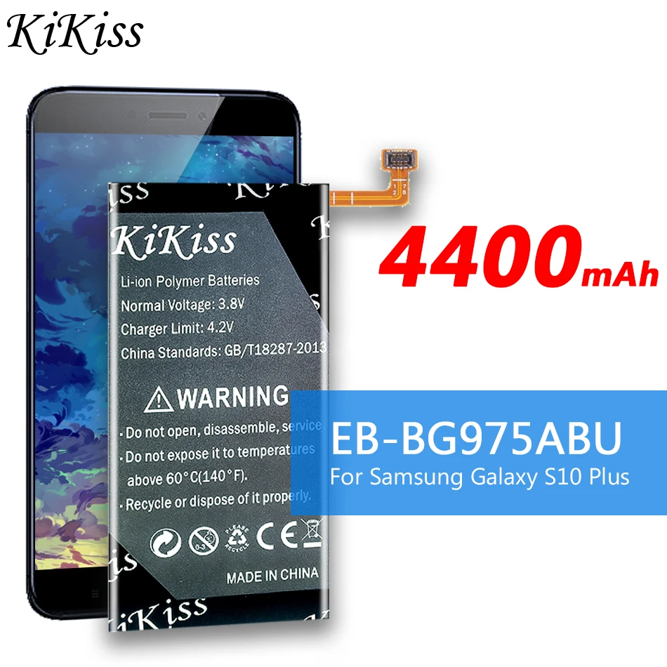 Аккумулятор для телефона KiKiss для Samsung Galaxy S10 Plus S10 + SM-G9750 EB-BG975ABU G975W + Подарочные инструменты
Аккумулятор для телефона KiKiss для Samsung Galaxy S10 Plus S10 + SM-G9750 EB-BG975ABU G975W + Подарочные инструменты