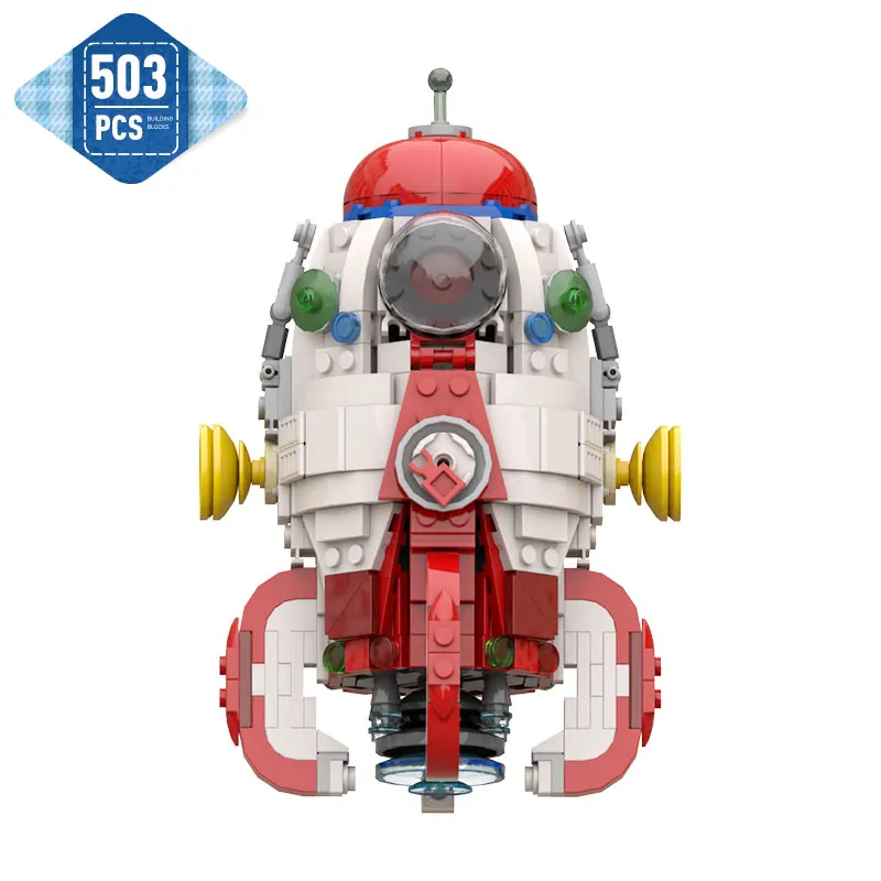 Moc Pikmined S.S. Dolphin Ship Rocket Building Block Set Anime Cartoon Space Rocket Freight Aircraft Brick Toys Kid Xmas Gifts
Moc Pikmined S.S. Dolphin Ship Rocket Building Block Set Anime Cartoon Space Rocket Freight Aircraft Brick Toys Kid Xmas Gifts