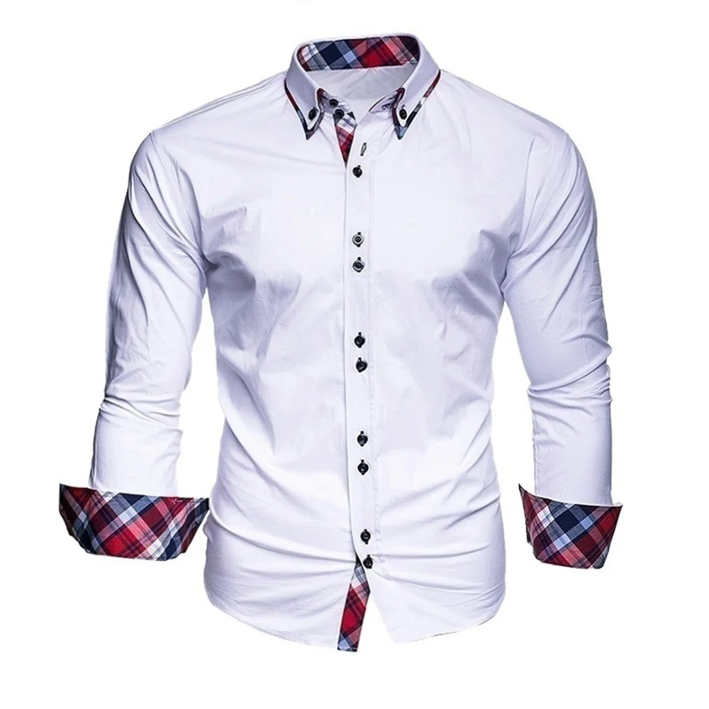 Men's business shirt long-sleeved slim-fit formal casual shirt Camisa Masculina size S-3XL
Men's business shirt long-sleeved slim-fit formal casual shirt Camisa Masculina size S-3XL