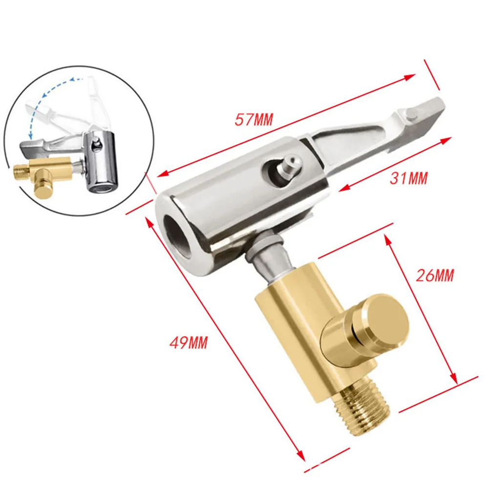 Portable Inflatable Pump For Car Tire Truck Tyre Wheel Air Tire Chuck Inflator Pump Valve Clip Connector Brass
Portable Inflatable Pump For Car Tire Truck Tyre Wheel Air Tire Chuck Inflator Pump Valve Clip Connector Brass