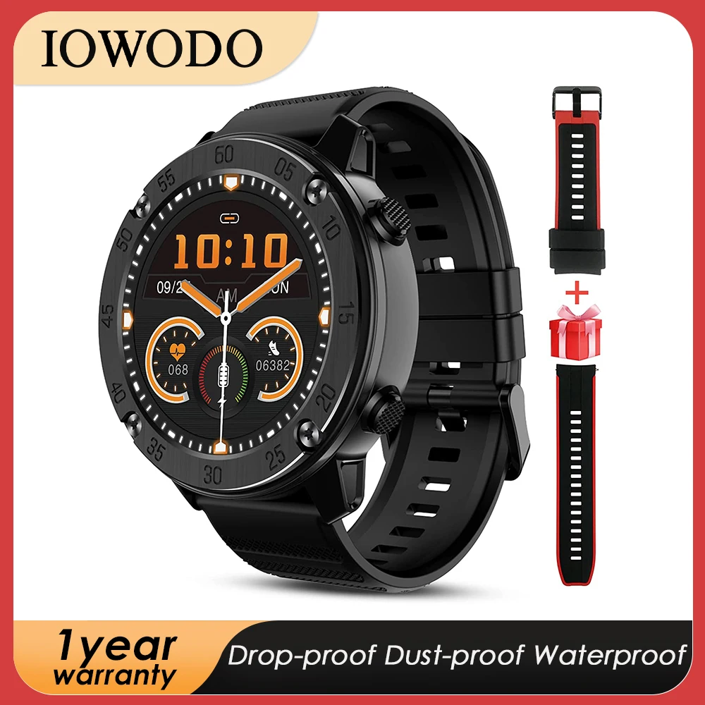 IOWODO X5 Smart Watch Men Sport Bluetooth Music Fitness Tracker Blood Oxygen Waterproof Clock Women Smartwatch for IOS Android 
IOWODO X5 Smart Watch Men Sport Bluetooth Music Fitness Tracker Blood Oxygen Waterproof Clock Women Smartwatch for IOS Android