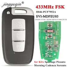 jingyuqin 433Mhz SVI-MDFEU03 Car Remote Smart Key for KIA Sportage Sorento Mohave K2 K5 Rio Optima Forte Cerato Cadenza Morning
