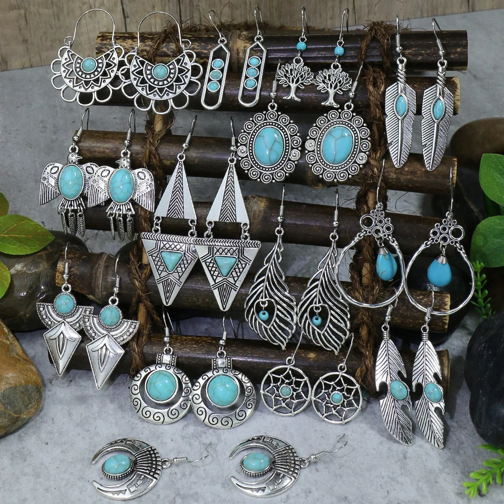 Trend Fashion Creative Green Stone Hanging Earrings for Women Boho Long Drop Earrings Vintage Wedding Jewelry
Trend Fashion Creative Green Stone Hanging Earrings for Women Boho Long Drop Earrings Vintage Wedding Jewelry