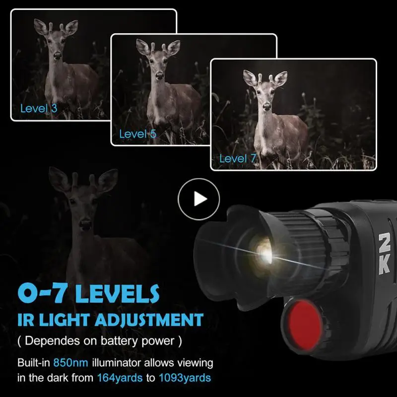 

1080p Инфракрасная камера ночного видения в ночное время чистый цвет использование монокулярная камера очки для ночного видения полнофункциональная монокулярная камера