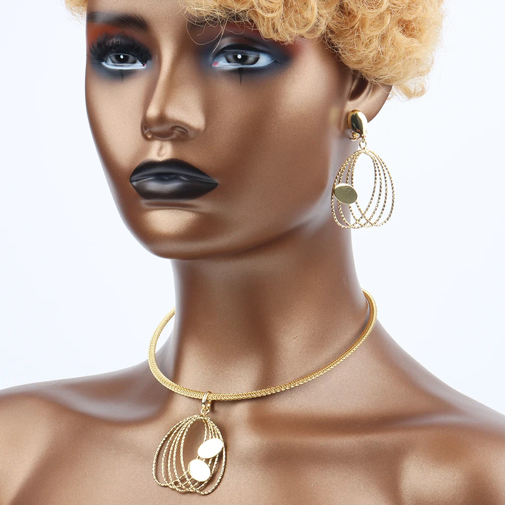 Jewelry Sets Fashion 18K Gold Plated Classic Hot Sale For Women Earrings Pendent Necklace Wedding Party Gifts Trendy
Jewelry Sets Fashion 18K Gold Plated Classic Hot Sale For Women Earrings Pendent Necklace Wedding Party Gifts Trendy