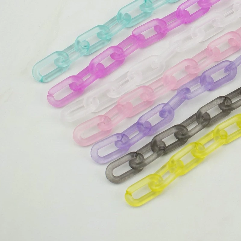 100/200 шт., акриловые звенья для цепочек, 11 х20 мм 
100/200 шт., акриловые звенья для цепочек, 11 х20 мм