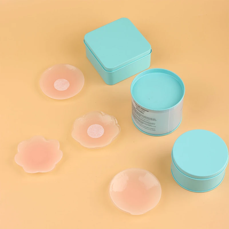With Box Silicone Nipple Cover Invisible Bra Pasties Pad Adhesive Reusable Breast Stickers Summer Woman Lingerie 
With Box Silicone Nipple Cover Invisible Bra Pasties Pad Adhesive Reusable Breast Stickers Summer Woman Lingerie