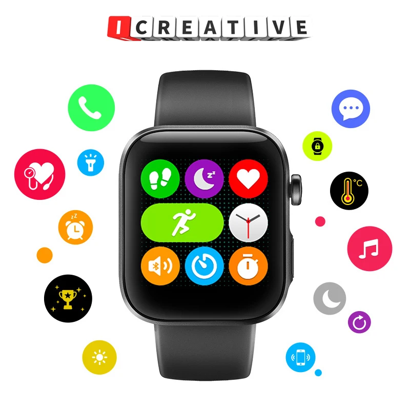 ICREATIVE GT3 Smart Watch Rechargeable Waterproof IP67 1.3 inch Full Round HD Screen Watch Health Monitor for IOS&Android
ICREATIVE GT3 Smart Watch Rechargeable Waterproof IP67 1.3 inch Full Round HD Screen Watch Health Monitor for IOS&Android